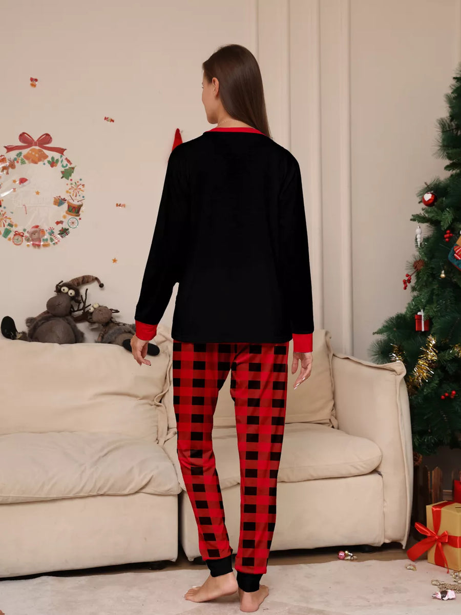 Mom pajama set with full-length and pullover