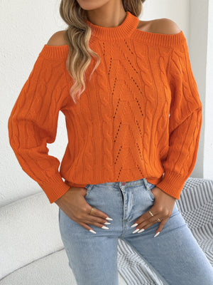 100% polyester Care instructions: Machine wash cold pullover sweater in White with relaxed silhouette