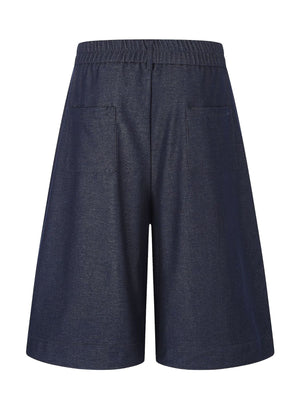 95%cotton,5%spandex Care instructions: Machine wash cold pants in Blue with wide-leg silhouette