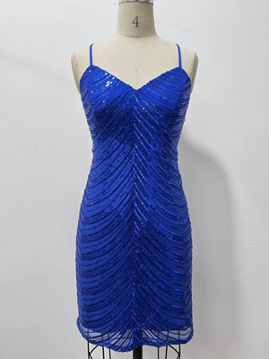 silver bodycon dress with back-zip and geometric