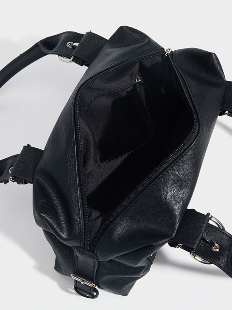 black with handbag with studded 7