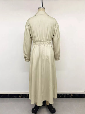 shirt dress in Khaki