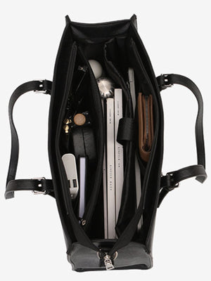 black with tote with structured 11