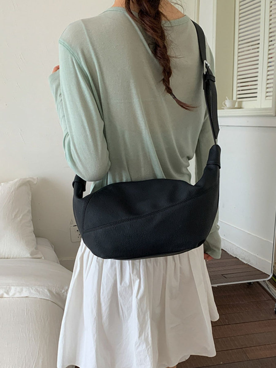 crossbody bag in Yellow with adjustable straps and small