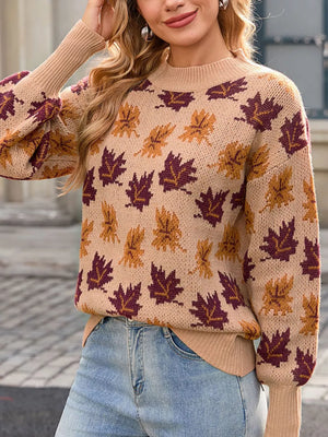 Black mock neck sweater with hip-length and pullover