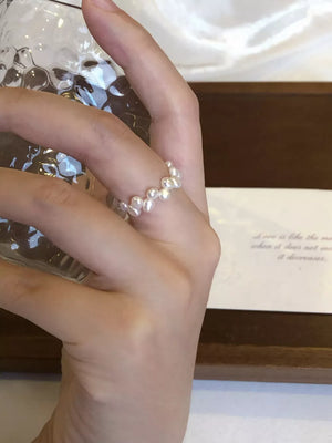 Freshwater Pearl Care instructions: While wearing the pearl jewelry, avoid expos ring in White with fitted silhouette