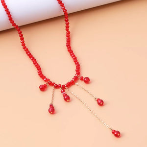 Red necklace