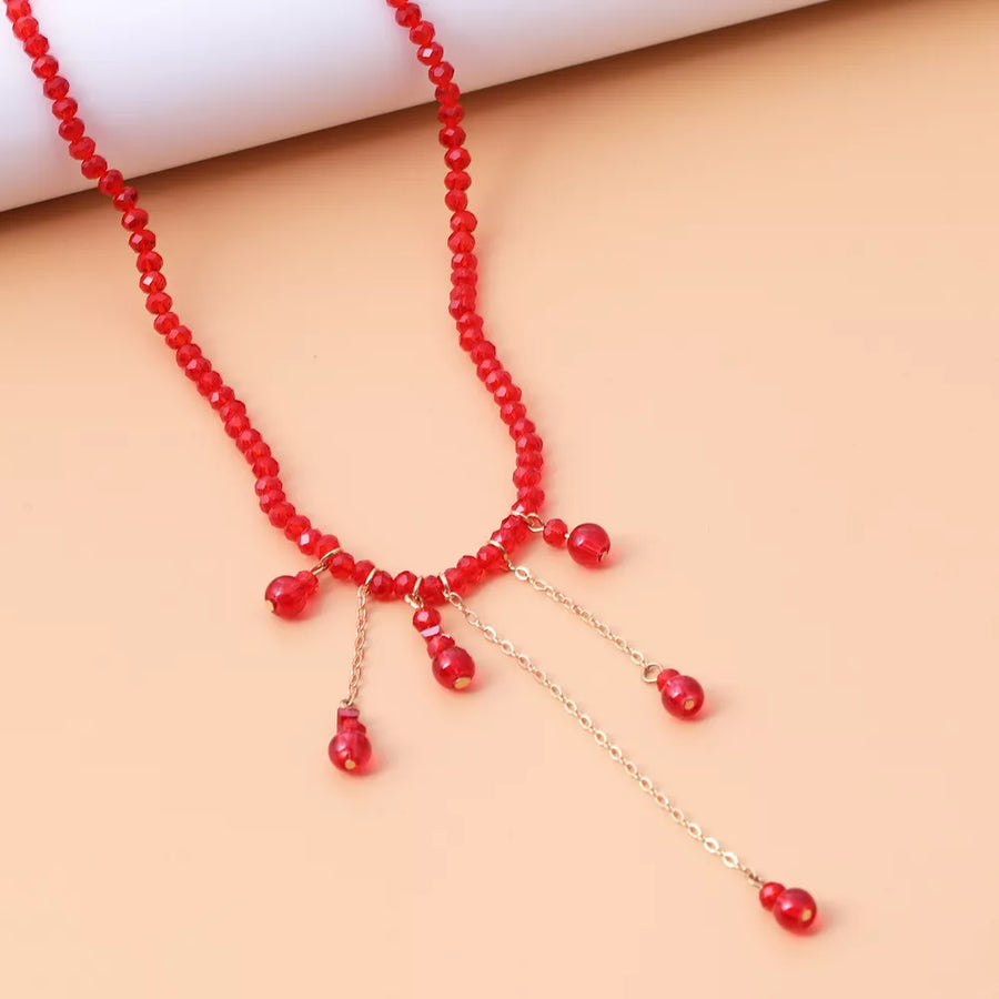 Red necklace