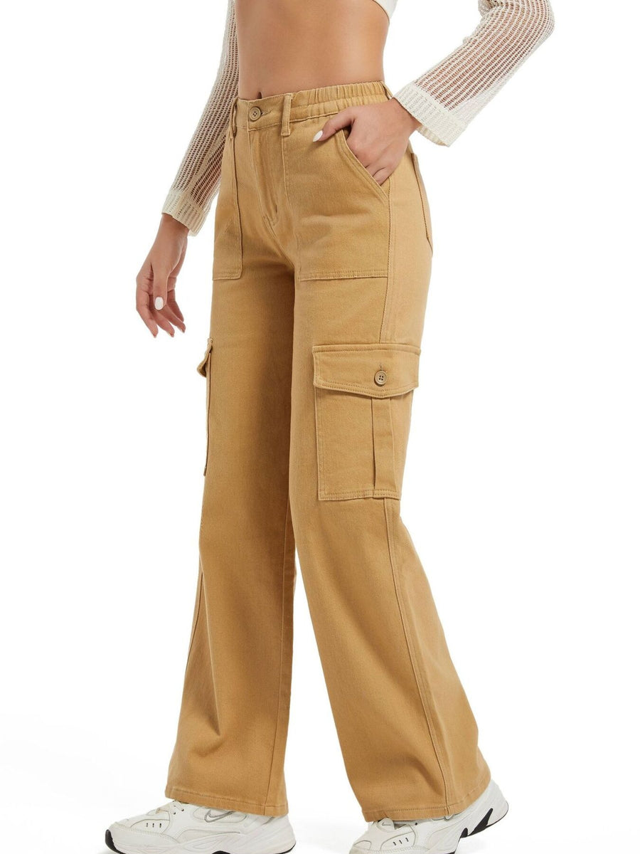 73% Cotton, 14% Rayon, 11% Polyester, 2% Spandex Care instructions: Machine wash cargo jeans in white with straight