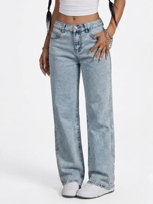 Light Blue straight jeans