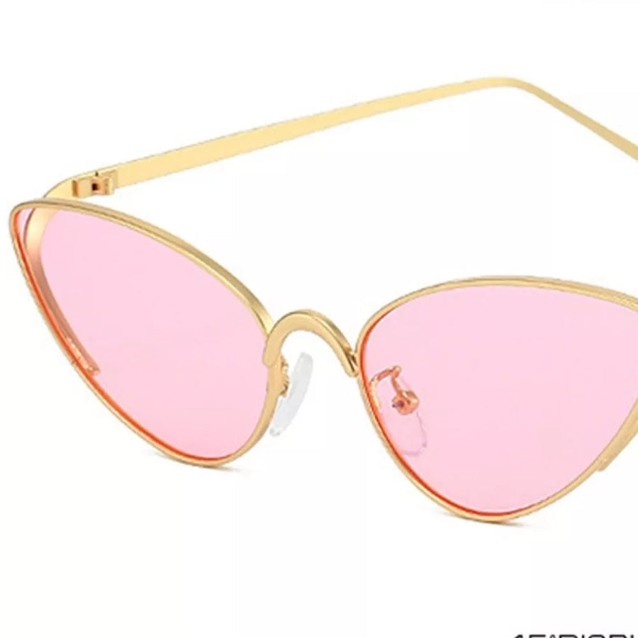glam sunglasses in gold with N/A