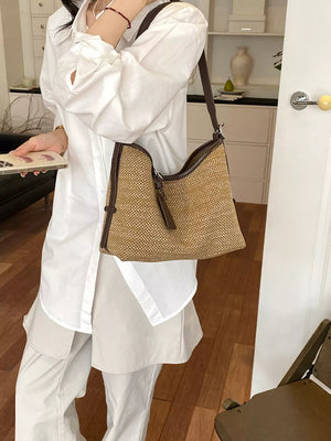 Polyester Imported Size & shoulder bag in Camel with relaxed silhouette
