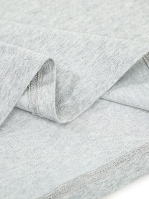 t-shirt in heather gray with graphic and breathable