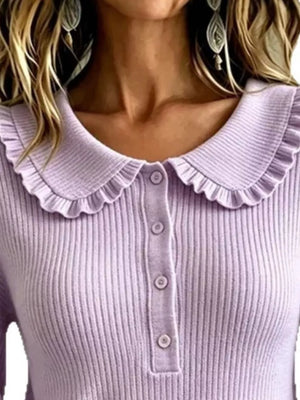 pullover sweater in Light Yellow