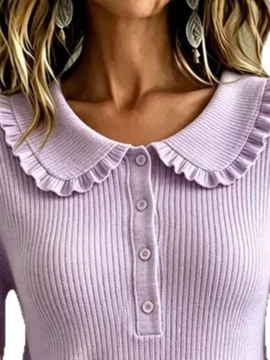 pullover sweater in Light Yellow