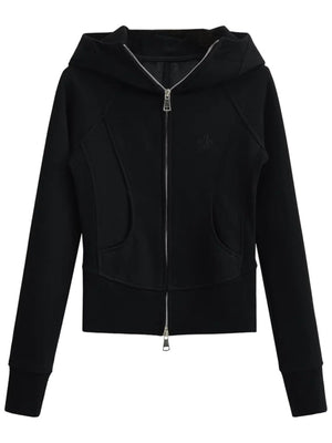 Off-White slim zip hoodie with hooded