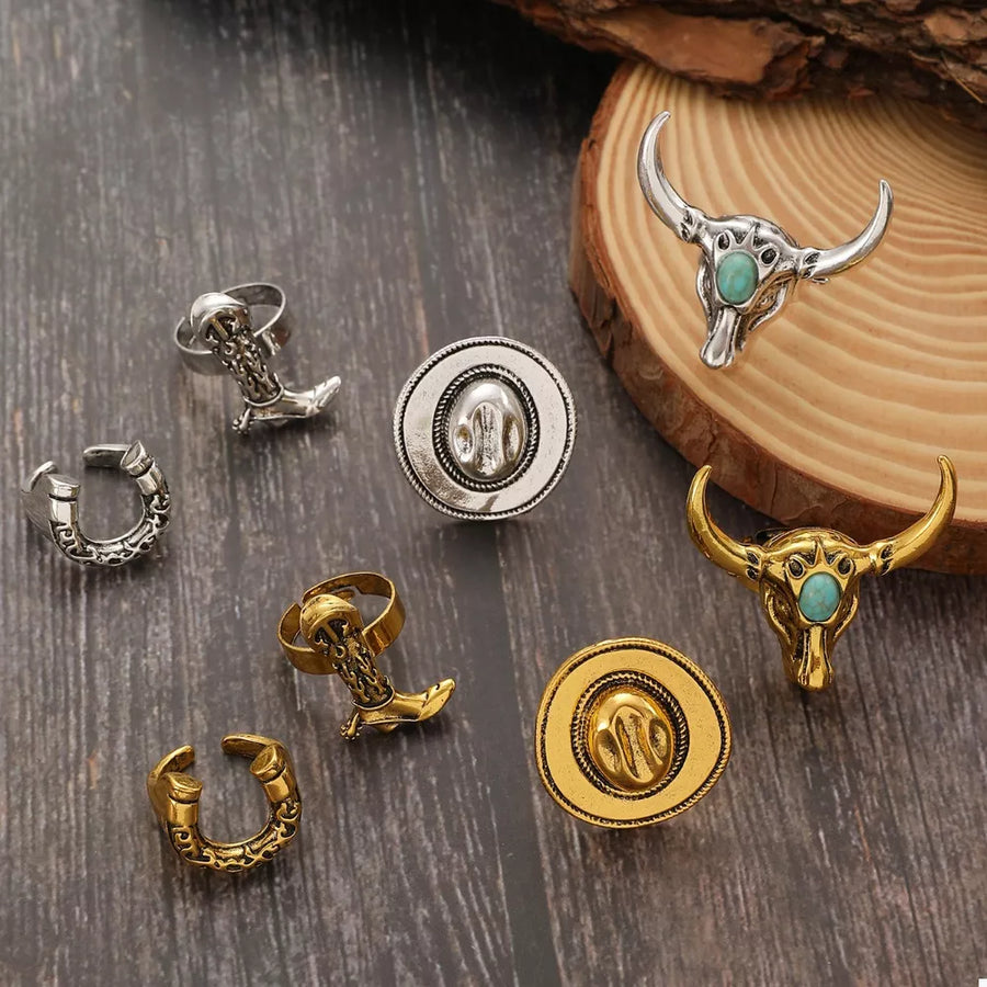 18K Gold-Plated,Alloy,Resin,Silver-plated Care instructions: Avoid wearing durin ring in gold with fitted silhouette