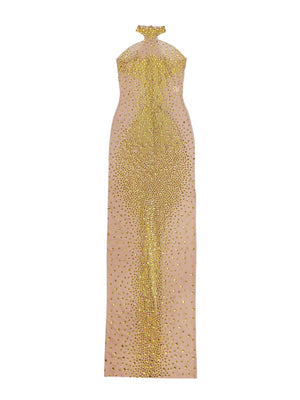 lime green formal gown with floor-length and back-zip