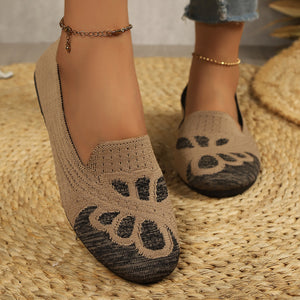 slip-on shoes featuring abstract-print in Black with Mesh,Rubber Imported Size & texture