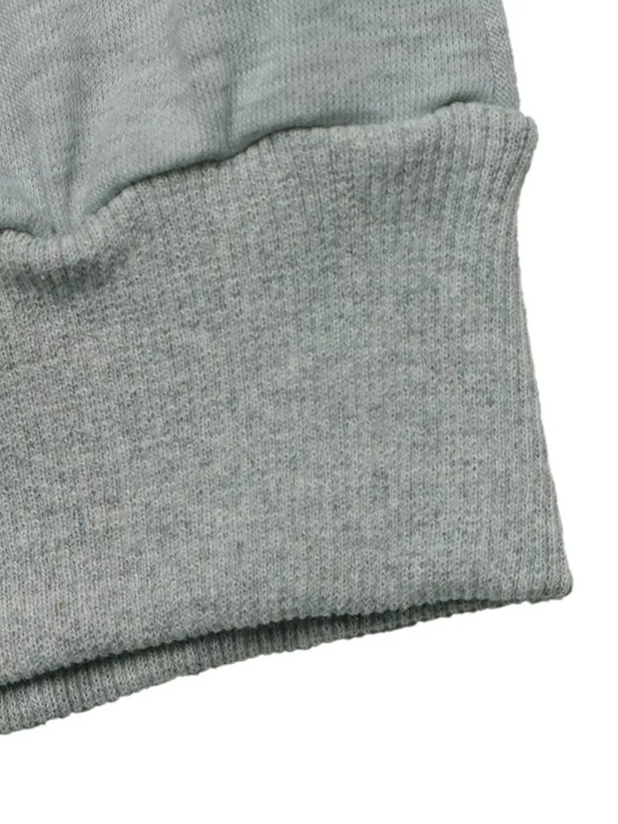light grey relaxed sweatshirt with collared