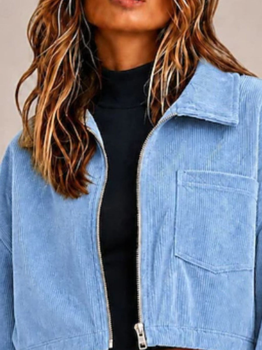 bomber jacket in Coffee Brown