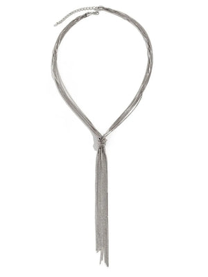 gold necklace with long and clasp