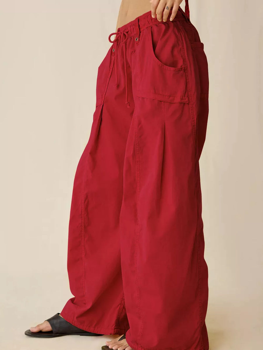 Purple cargo pants