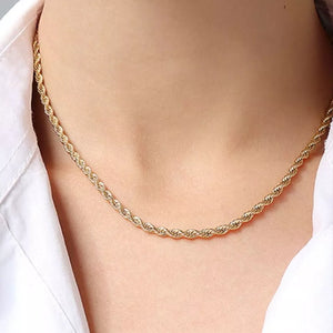 18K Gold-Plated,Titanium steel Care instructions: 1 necklace in Silver with N/A silhouette