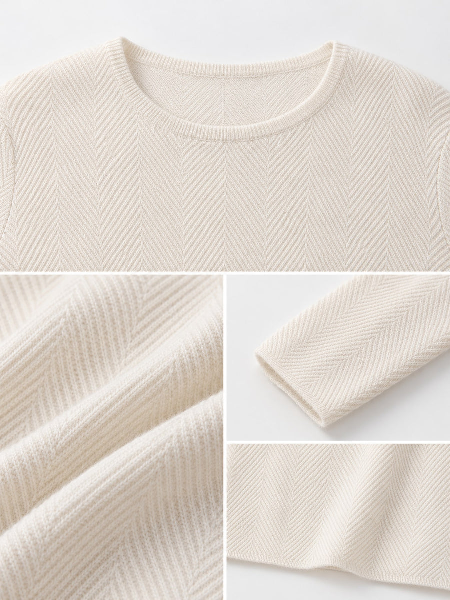 Sheep wool 100% Care instructions: Machine wash pullover sweater in Chestnut Brown with slim silhouette