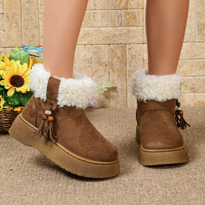 Suede,Fluff,Rubber Imported Size & boots in slate gray with ankle boot silhouette