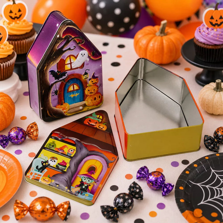 storage box in Purple with house-shaped and 6.9 inches