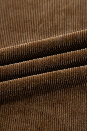 wide-leg pants in camel
