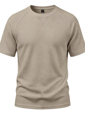 White relaxed t-shirt with crew neck
