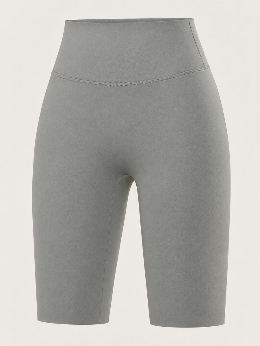 bike shorts in Milky Green