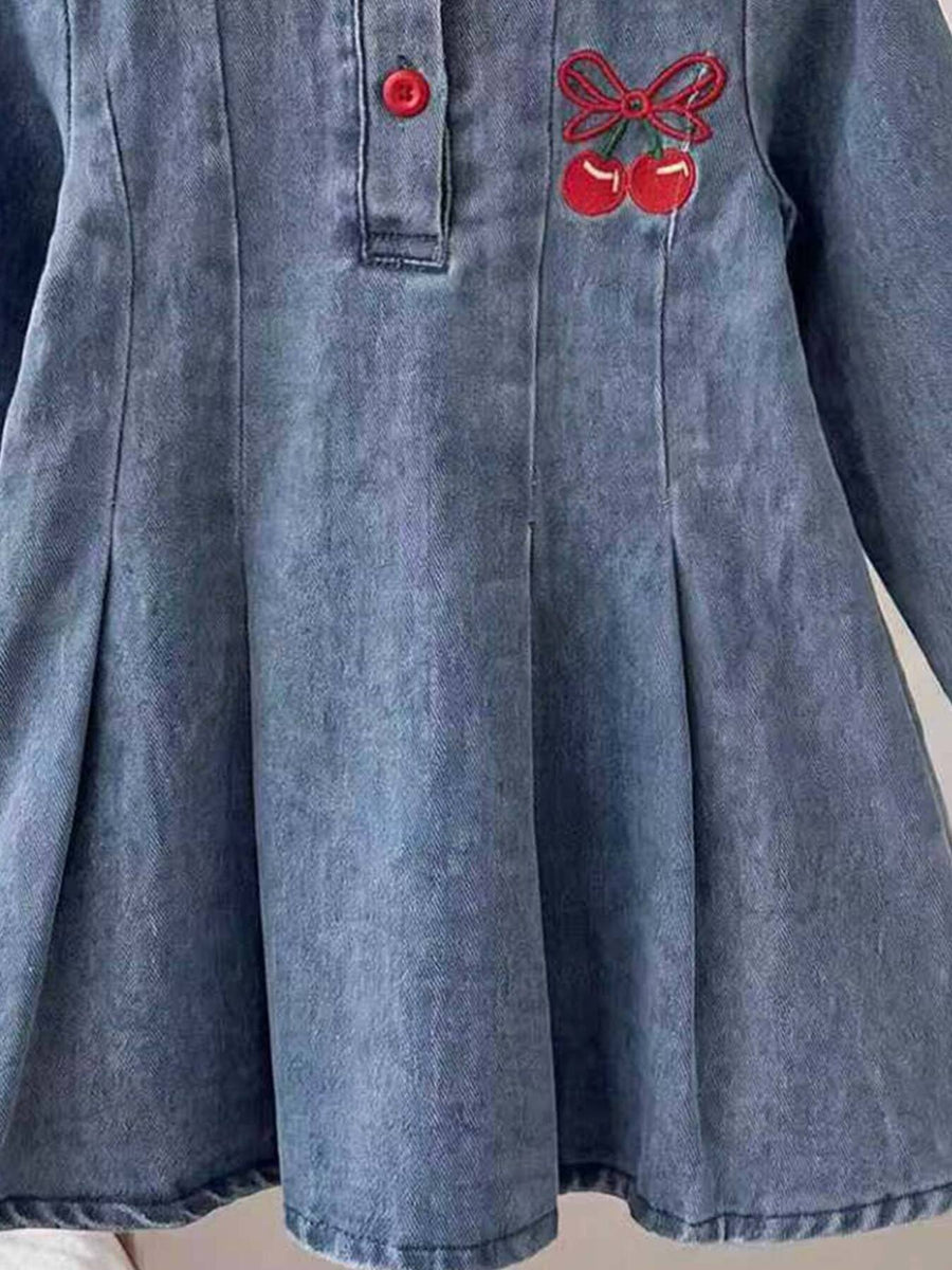light blue polo dress with mini and half-button