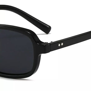 PC Frame material: Polycarbonate Lens material: TAC Temple material: Polycarbona sunglasses in Black with rectangular