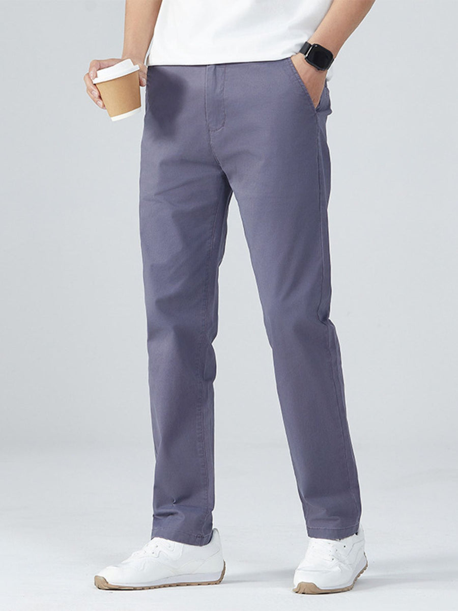 Men's Slim-Fit Pants in Khaki