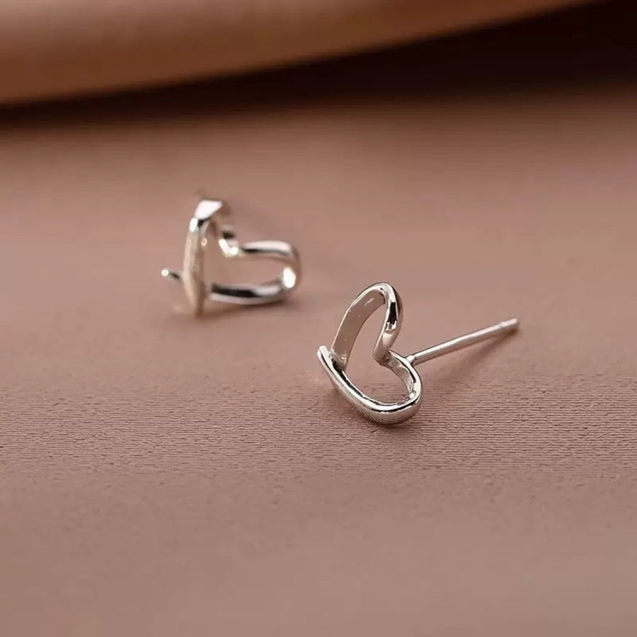 earrings in silver