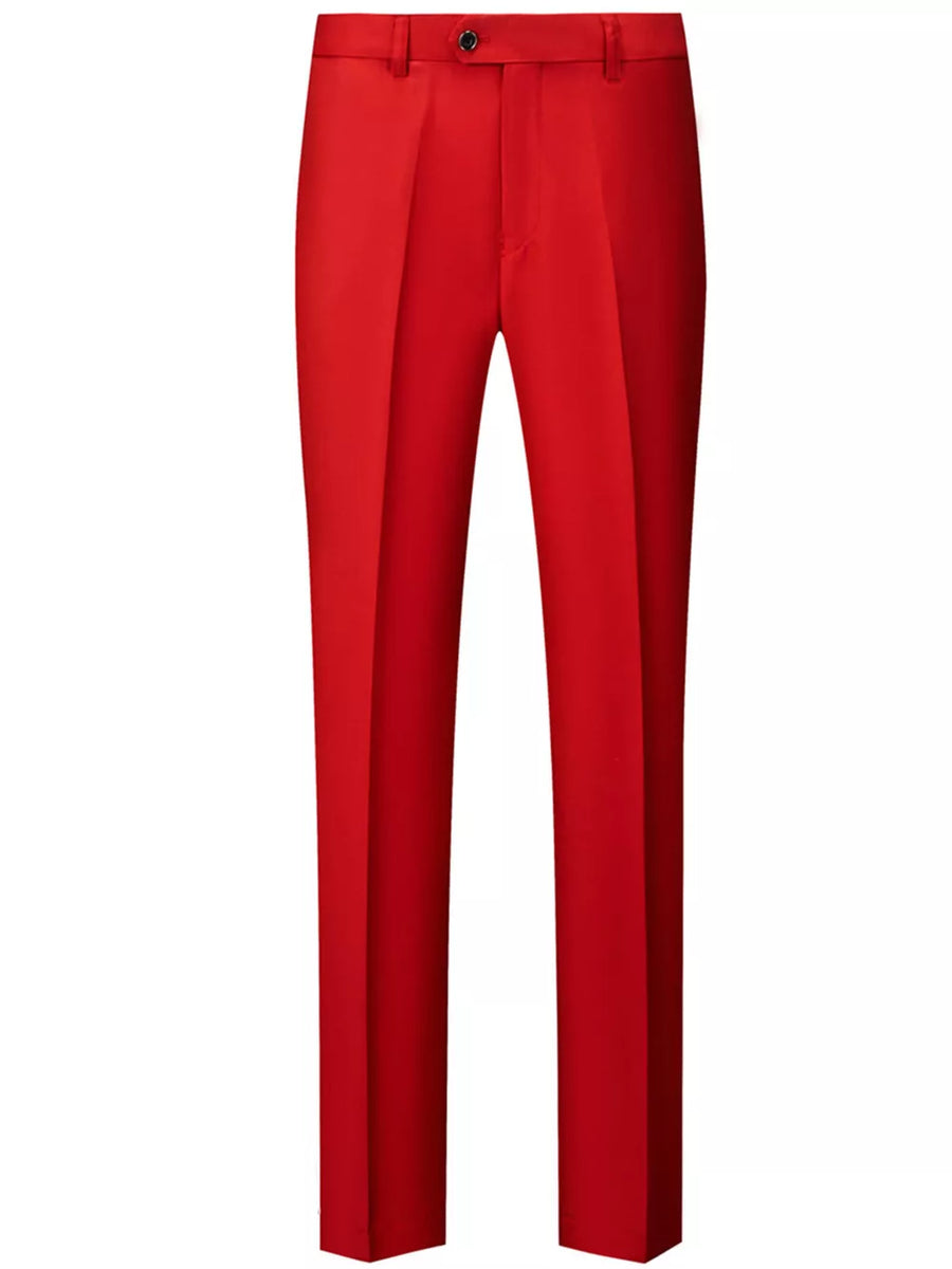 Men's Slim Fit Full Size Dress Pants in Dark Gray