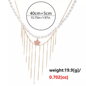 Elegant 18k Gold-plated Synthetic Pearl Choker Necklace option 7