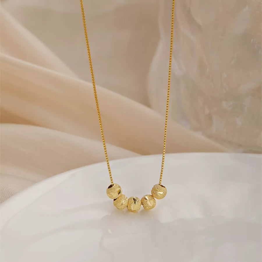 18K Gold-Plated,925 sterling silver Care instructions: Avoid wearing during exer necklace in Gold with n/a silhouette