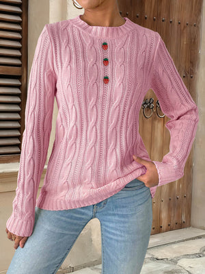 pullover sweater in Black