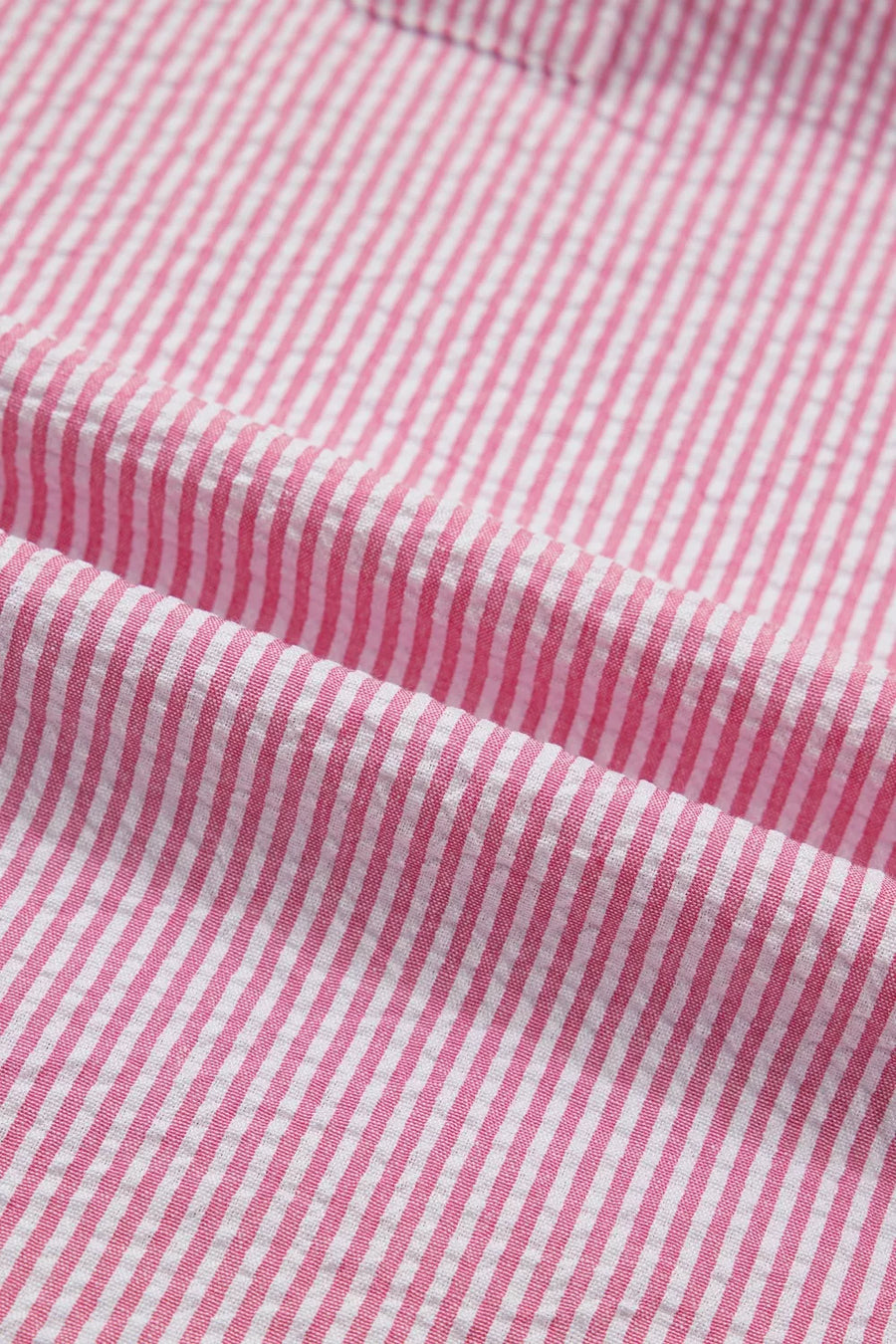 Textured Stripe Short Sleeve Blouse