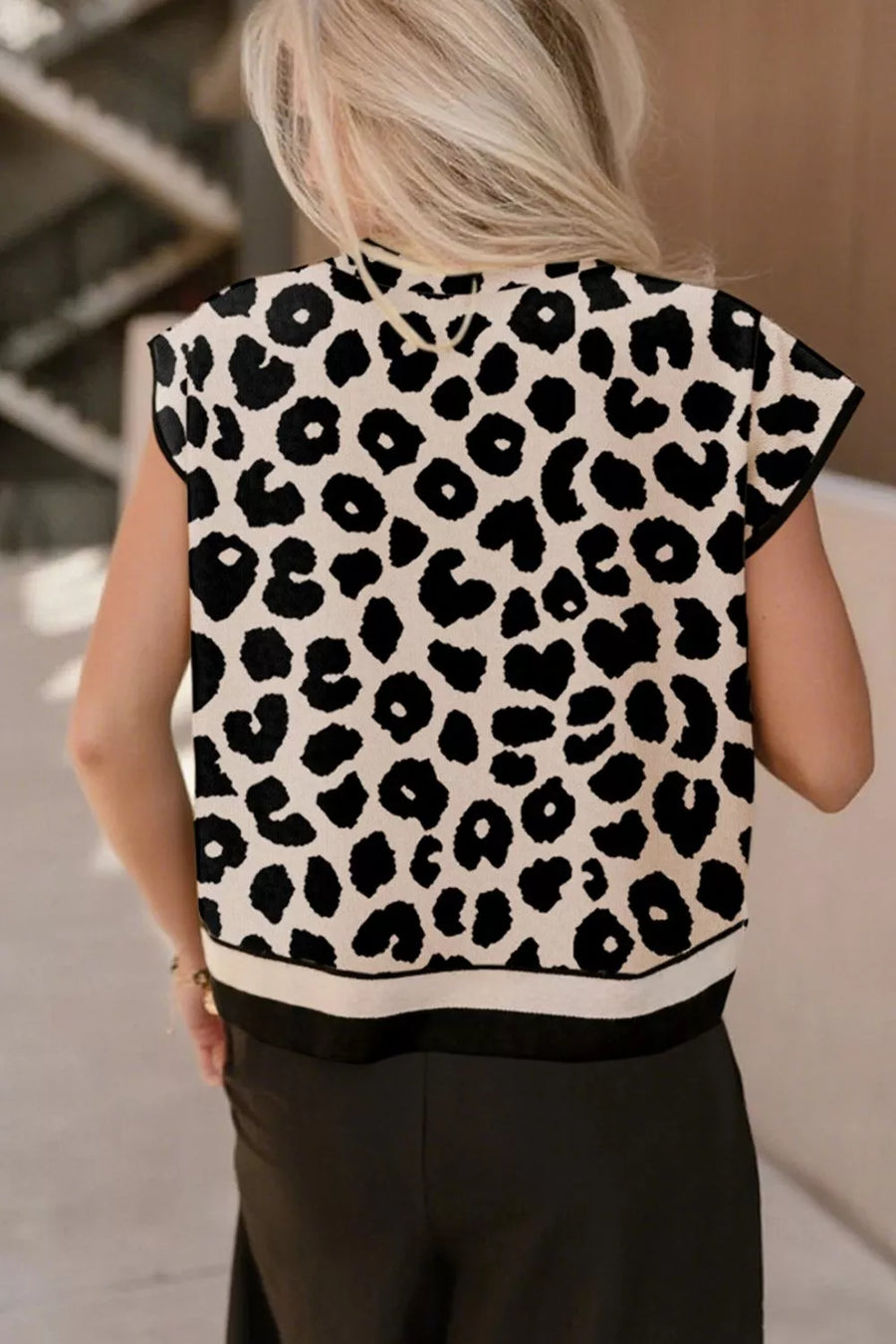 black mock neck sweater with hip-length and pullover
