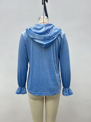 classic hoodie in Army Green with hooded