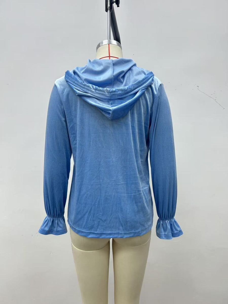 classic hoodie in Army Green with hooded