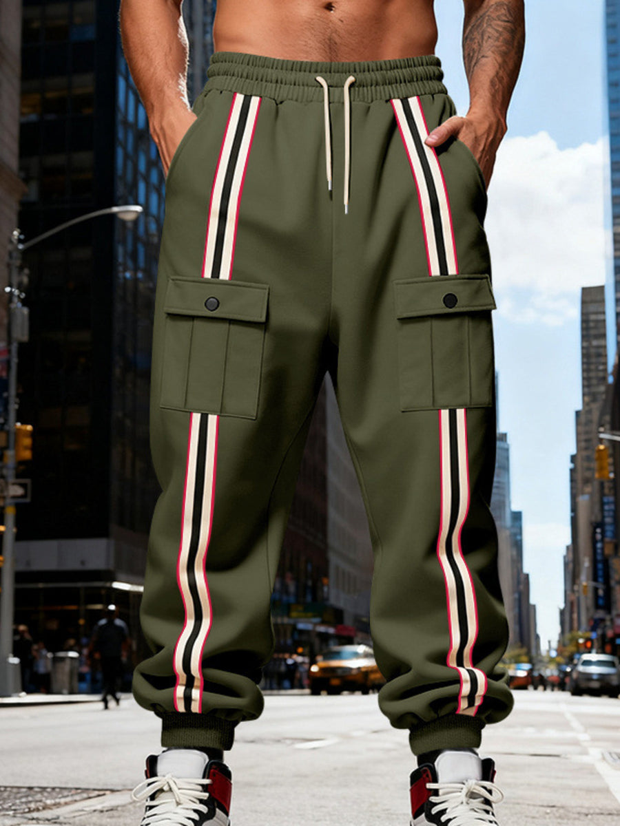 joggers featuring striped in Light Gray with 95%polyester,5%spandex Care instructions: Machine wash cold texture