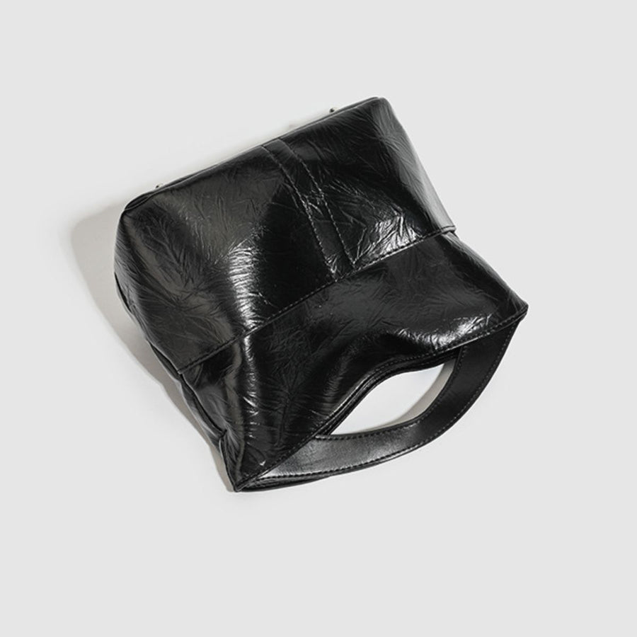 Black with tote with glossy finish