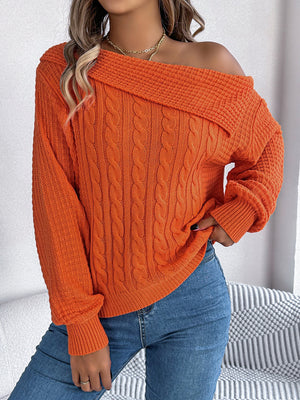 white pullover sweater