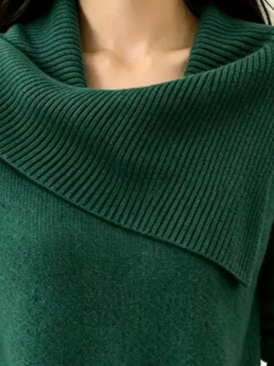 pullover sweater in Navy
